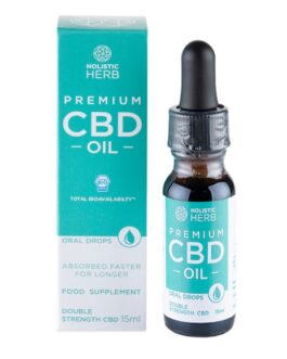 Holistic Herb Premium CBD Oil Double Strength 15ml