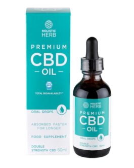 Holistic Herb Premium CBD Oil Double Strength 60ml