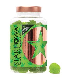 Starpowa CBD 5mg Apple Flavored 60 Gummies