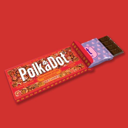 Mushroom Chocolate Bar Polka Dot
