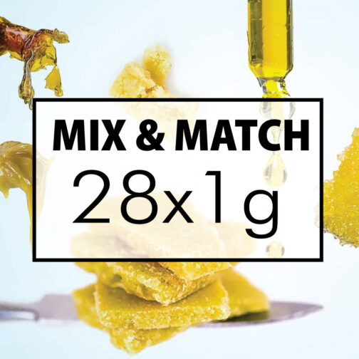 Shop Mix N Match - Budder / Live Resin / Shatter : 28x 1G