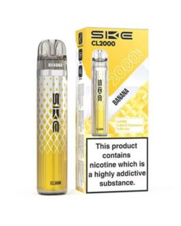 SKE Crystal CL2000 Prefilled Pod Vape Kit - Banana