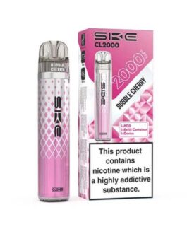 SKE Crystal CL2000 Prefilled Pod Vape Kit - Bubble Cherry