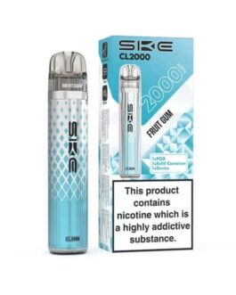 SKE Crystal CL2000 Prefilled Pod Vape Kit - Fruit Gum