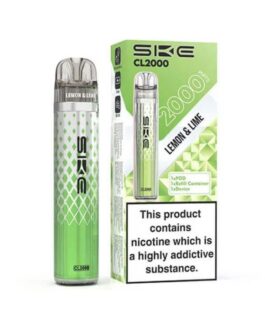 SKE Crystal CL2000 Prefilled Pod Vape Kit - Lemon and Lime