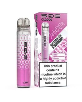 SKE Crystal CL2000 Prefilled Pod Vape Kit - Watermelon Strawberry
